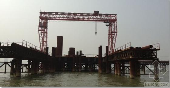 肇庆阅江大桥建造现场
